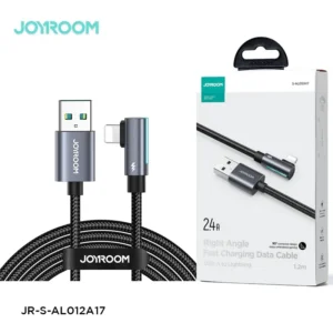 Joyroom Smoothgame Series 2.4a USB A to Lightning Rightangle Fast Charging Data Cable S-AL012A17